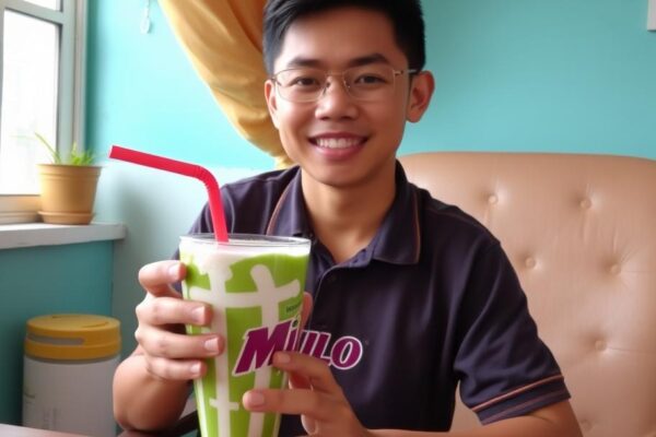 Milo campur susu kental manis