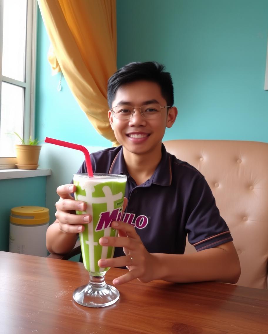 Milo campur susu kental manis